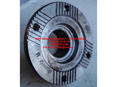 Фланец проходного вала D-165, 4 отв., с насечками, низкий, мелкий шлиц H HOWO (ХОВО) RHAZ9114320205 фото 1 Хабаровск