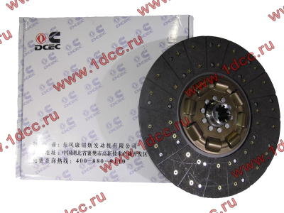 Диск сцепления ведомый 430 мм (Z=10, D=45) DF DONG FENG (ДОНГ ФЕНГ) C3968254 для самосвала фото 1 Хабаровск